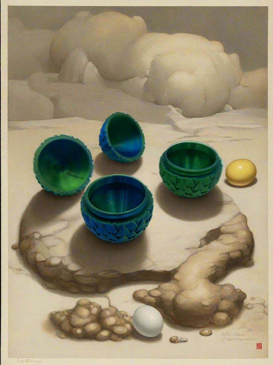 3D Dragon eggs