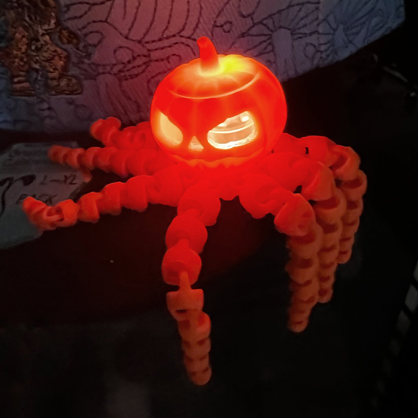3D Octopus Pumpkin Brim Buddiez