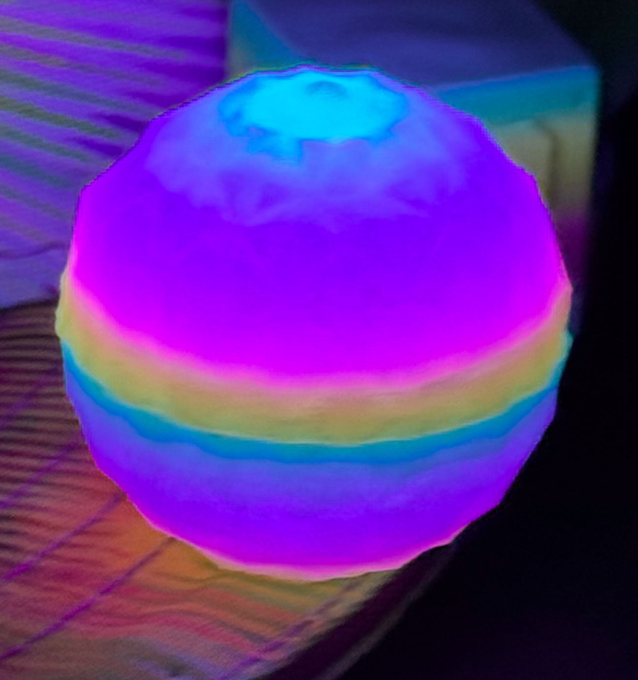 3D Glow Ballz Brim Pin